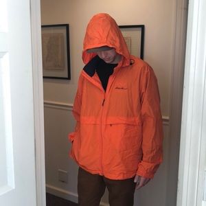 Eddie Bauer packable windbreaker XL